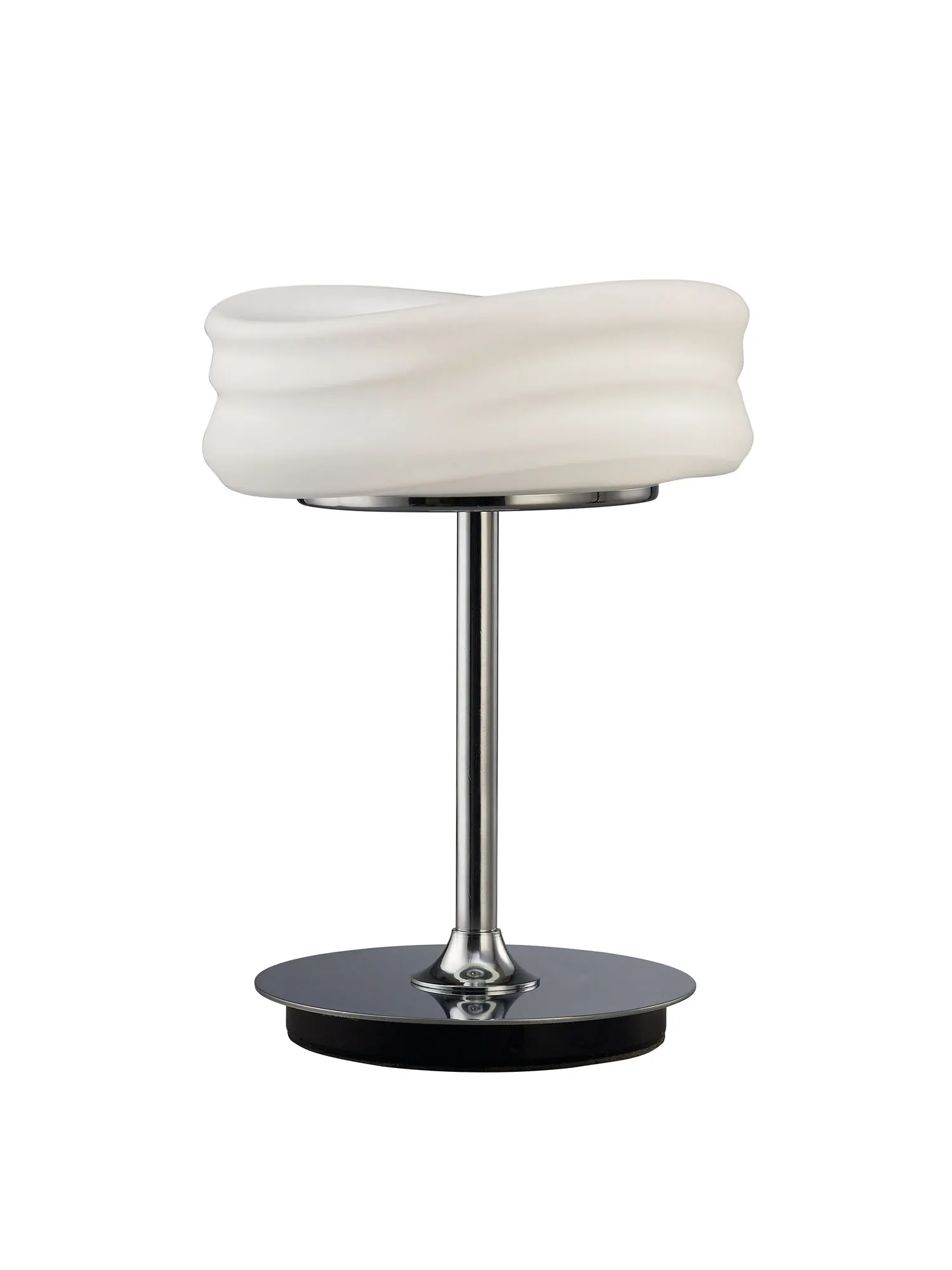 M3627  Mediterraneo Glass 29cm 2 Light Table Lamp